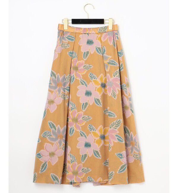 GRACE CONTINENTAL「モザイクジャガードタックスカート」|スカート|