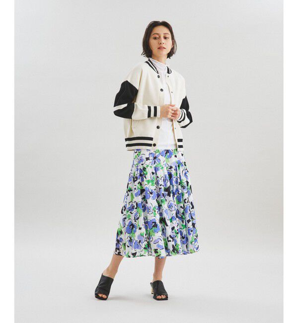 Diagram「ペイントフラワースカート」|スカート|ホワイト