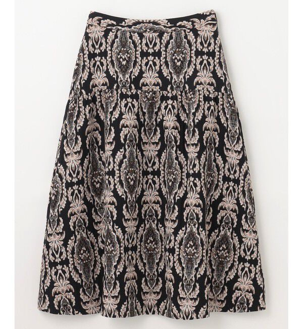GRACE CONTINENTAL「オーナメントジャガードスカート」|スカート|
