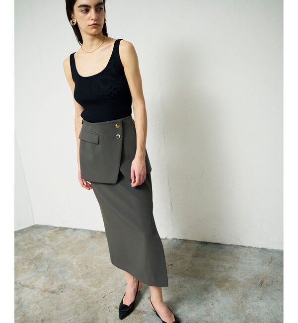 Grace Class「レイヤードペンシルスカート」|スカート|