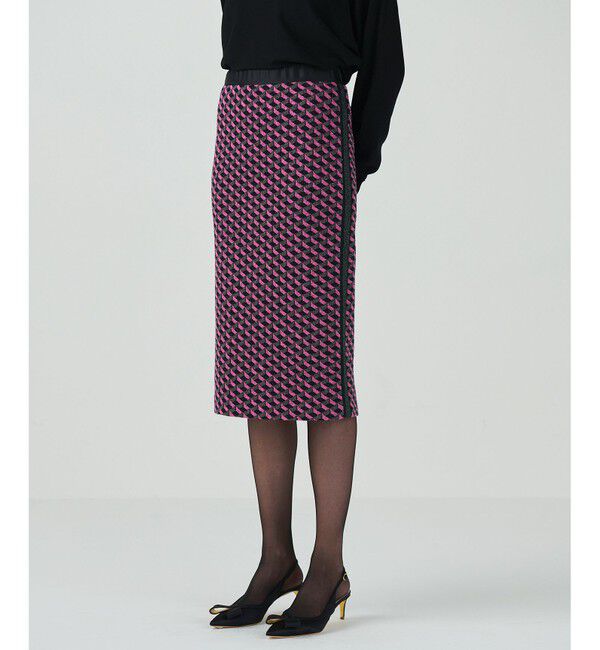 Grace Class「ラメジャガードラインスカート」|スカート|