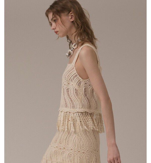 GRACE CONTINENTAL「クロシェレースキャミ」|その他|