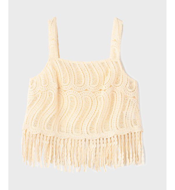 GRACE CONTINENTAL「クロシェレースキャミ」|その他|