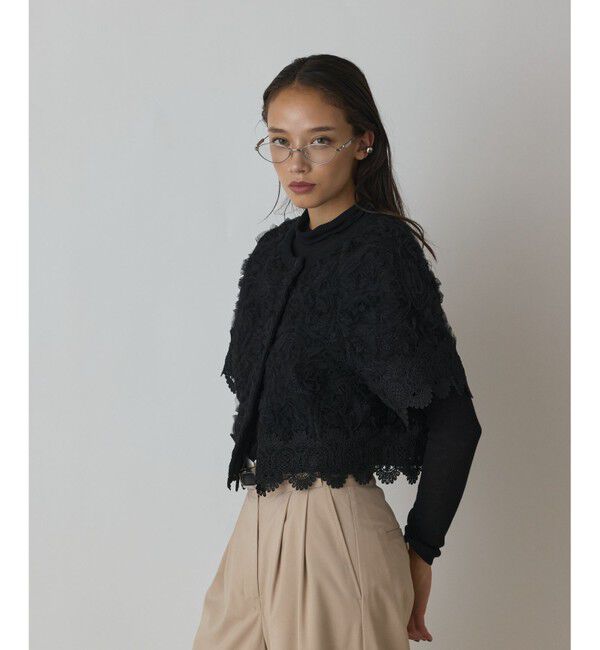 Diagram「フラワー刺繍ニットカーディガン」|カーディガン|