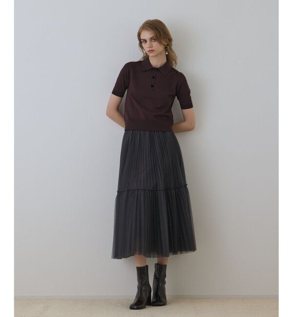 Diagram「バイカラーポロニットトップ」|その他|