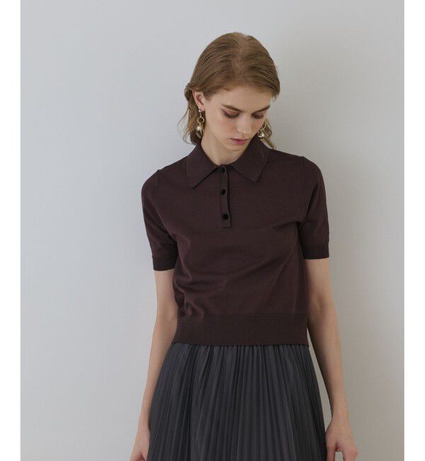 Diagram「バイカラーポロニットトップ」|その他|