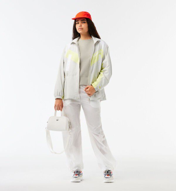 LACOSTE「クロップド丈 オーバーサイズクルーネックスウェット トレーナー」|スウェット・ジャージ|