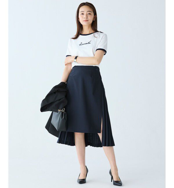 LACOSTE「前後切り替えプリーツスカート」|スカート|