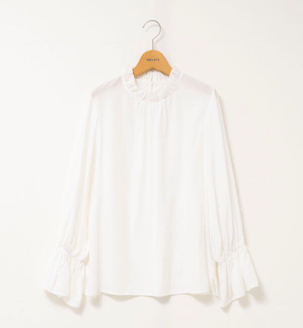 NOLLEY'S「ウォッシャブル襟フリルプルオーバーブラウス」|シャツ・ブラウス|