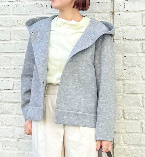 NOLLEY'S「【追加】ウォッシャブルエアボールフードブルゾン」|ブルゾン・スタジャン|