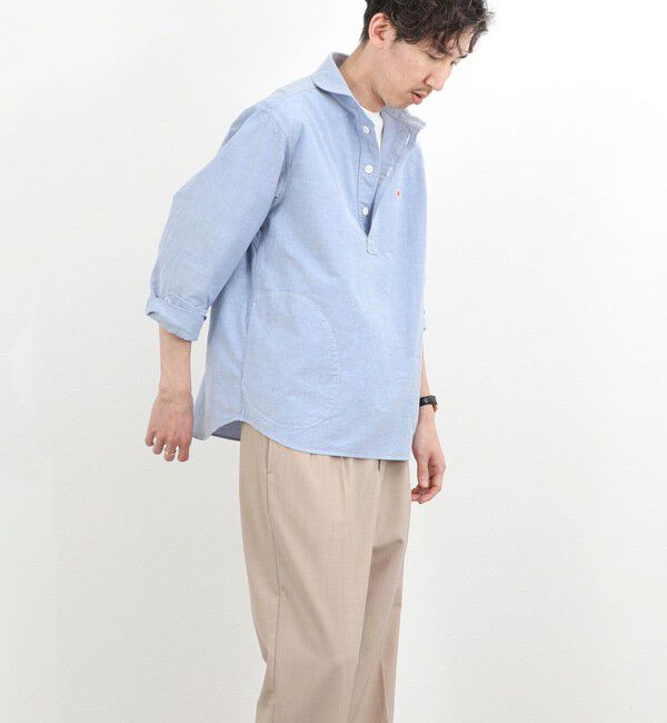 NOLLEY'S goodman「【DANTON/ダントン】DT-B0282SOX ROUND COLLAR P.O SHIRT LS 26SS」|シャツ・ブラウス|