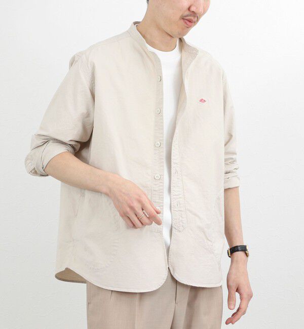 NOLLEY'S goodman「【DANTON/ダントン】DT-B0280SOX BAND COLLAR SHIRT LS 26SS」|シャツ・ブラウス|