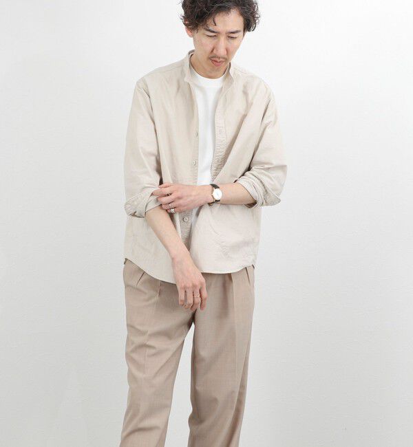 NOLLEY'S goodman「【DANTON/ダントン】DT-B0280SOX BAND COLLAR SHIRT LS 26SS」|シャツ・ブラウス|