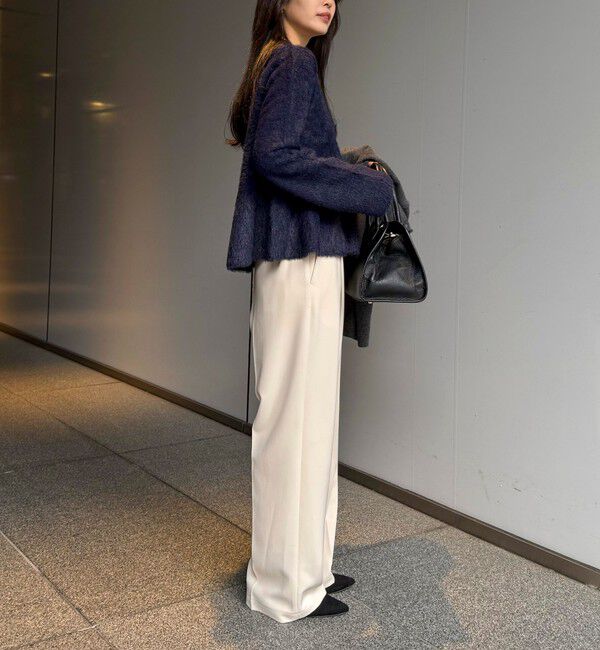 fredy emue「シャギーペプラムニットプルオーバー」|ニット・セーター|