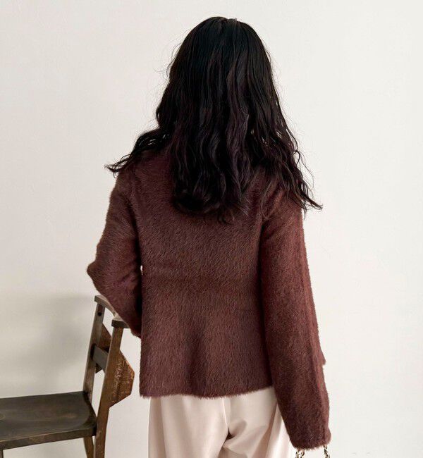 fredy emue「シャギーペプラムニットプルオーバー」|ニット・セーター|