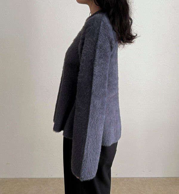 fredy emue「シャギーペプラムニットプルオーバー」|ニット・セーター|