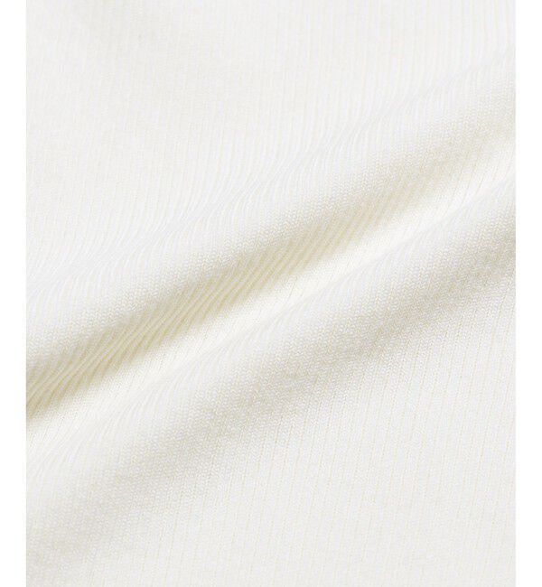 SALON adam et rope'「キュプラコットンリブカーディガン」|カーディガン|