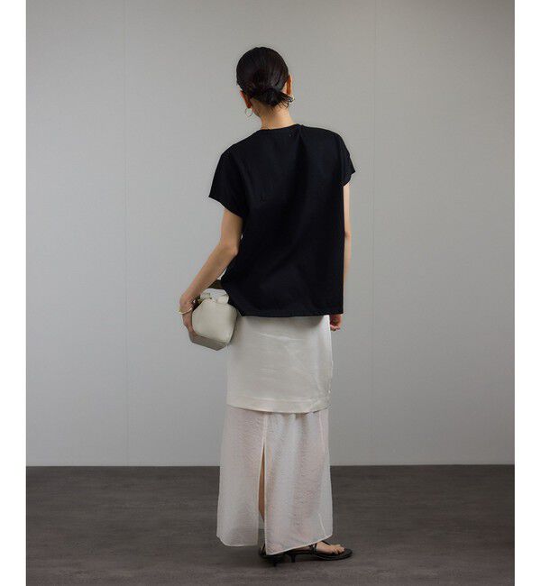 SALON adam et rope'「シアーレイヤードスカート」|スカート|