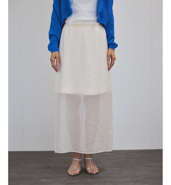 SALON adam et rope'「シアーレイヤードスカート」|スカート|