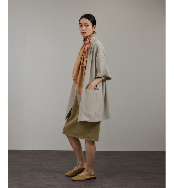 SALON adam et rope'「ガーメントダイ ミニ裏毛ミディスカート」|スカート|