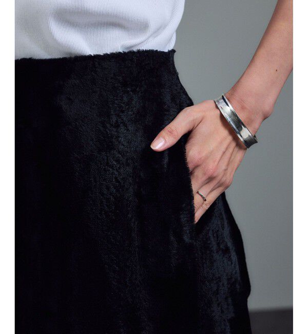 SALON adam et rope'「ポニーヘアータイトスカート」|スカート|