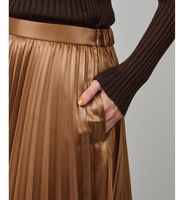 ROPE「シャイニープリーツスカート/イージーケア」|スカート|