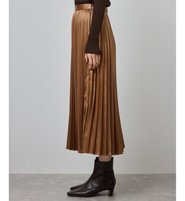 ROPE「シャイニープリーツスカート/イージーケア」|スカート|