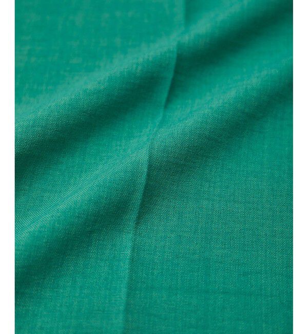 VIS「【美easy】リネンライクワンタックワイドスラックスパンツ【接触冷感/洗える】」|スラックス|