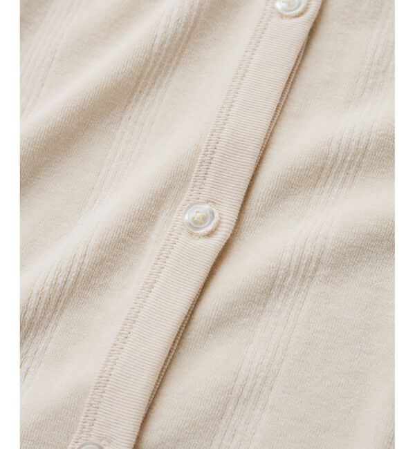 VIS「【Miller】VIS別注モデルベロアボタンアップカーディガン【洗える】」|カーディガン|