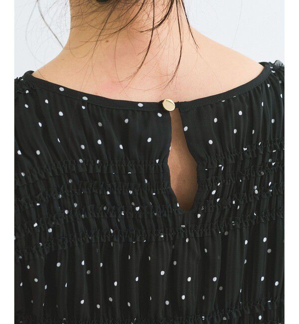 VIS「プリーツシアーシャーリングブラウス」|シャツ・ブラウス|