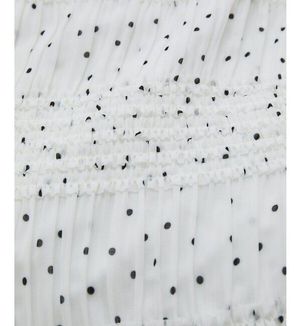 VIS「プリーツシアーシャーリングブラウス」|シャツ・ブラウス|