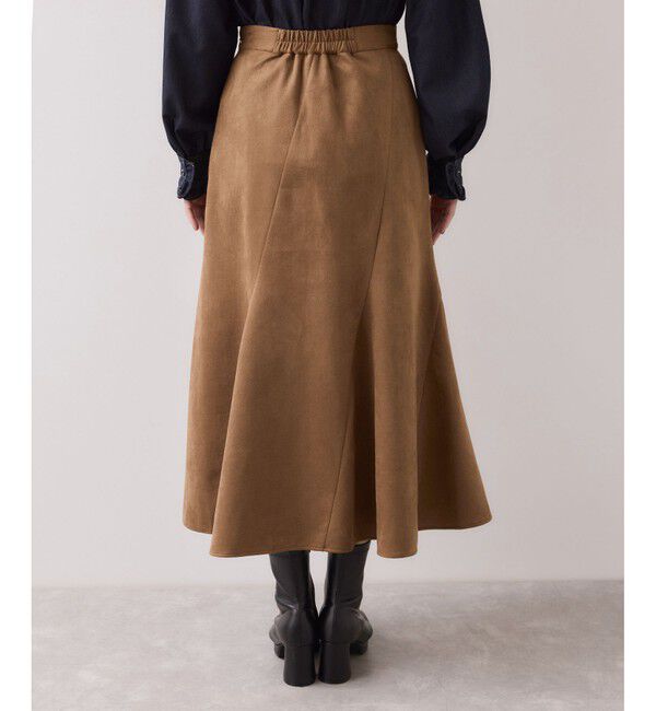 VIS「エスカルゴ切替スエードライクスカート」|スカート|