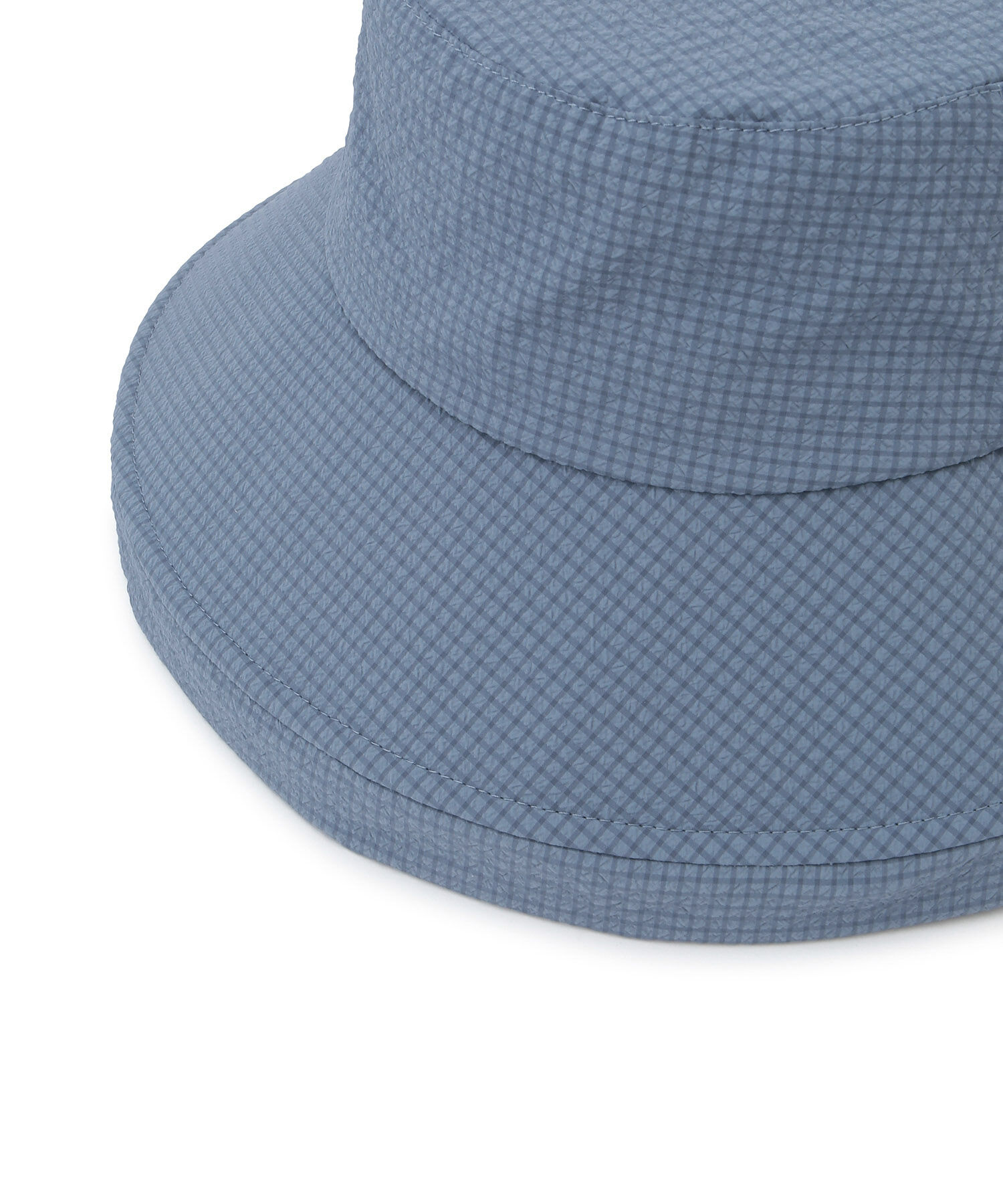 ROPE PICNIC PASSAGE「はっ水・遮光/チェックシアサッカーサファリハット」|ハット|