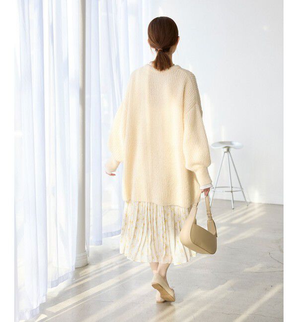 Rope&rsquo;Picnic「【emur/エミュール】ブークレニットチュニック」|ニット・セーター|