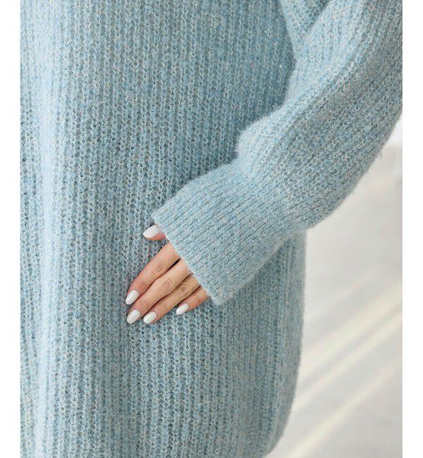 Rope&rsquo;Picnic「【emur/エミュール】ブークレニットチュニック」|ニット・セーター|