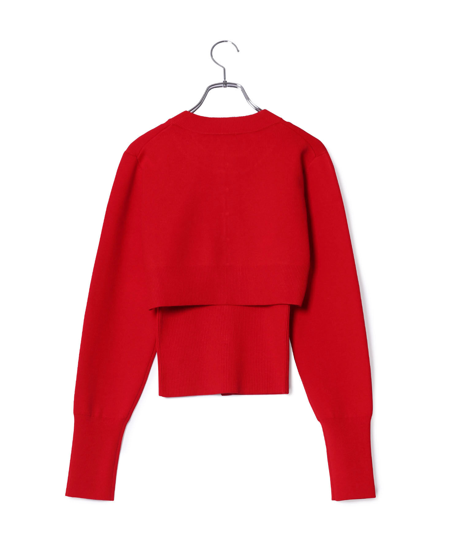 ADAM ET ROPE'「〈SETアイテム〉キャミソールセットクロップドカーディガン」|カーディガン|