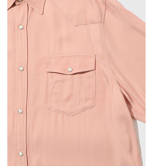 ADAM ET ROPE'「ウエスタン ショートスリーブシャツ」|シャツ・ブラウス|