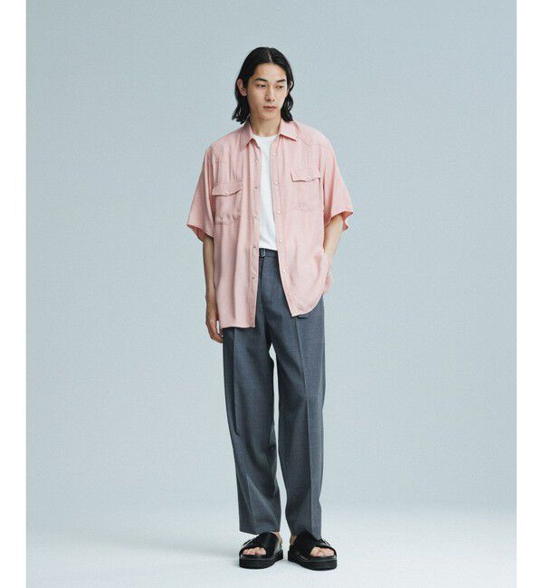 ADAM ET ROPE'「ウエスタン ショートスリーブシャツ」|シャツ・ブラウス|