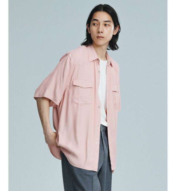 ADAM ET ROPE'「ウエスタン ショートスリーブシャツ」|シャツ・ブラウス|