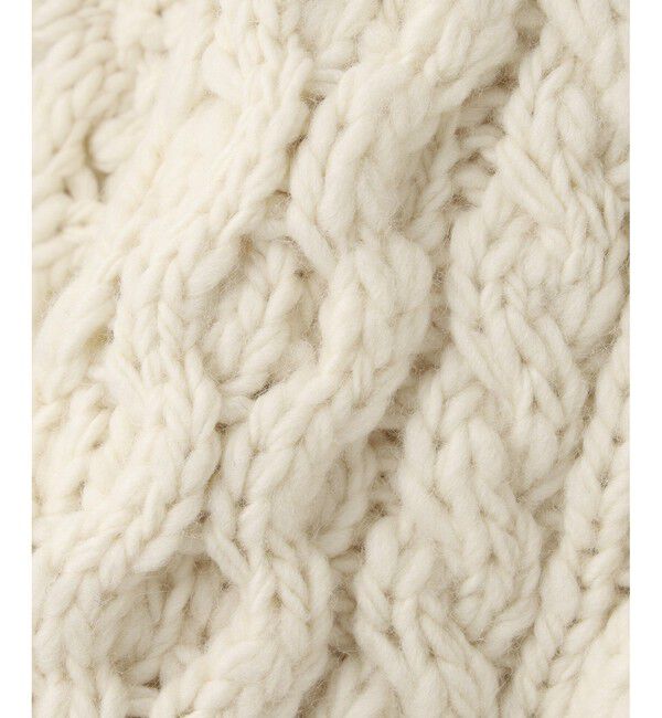 ADAM ET ROPE'「【EMOELLE】ケーブルボレロカーディガン」|カーディガン|