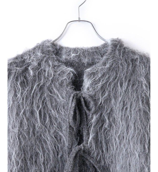 ADAM ET ROPE'「アルパカフラッフィーカーディガン」|カーディガン|