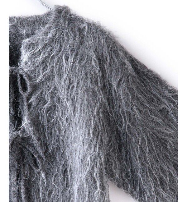 ADAM ET ROPE'「アルパカフラッフィーカーディガン」|カーディガン|