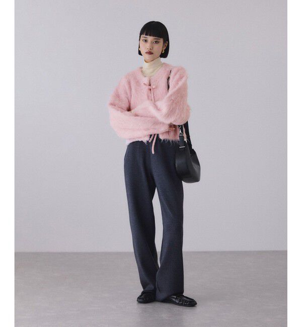 ADAM ET ROPE'「アルパカフラッフィーカーディガン」|カーディガン|