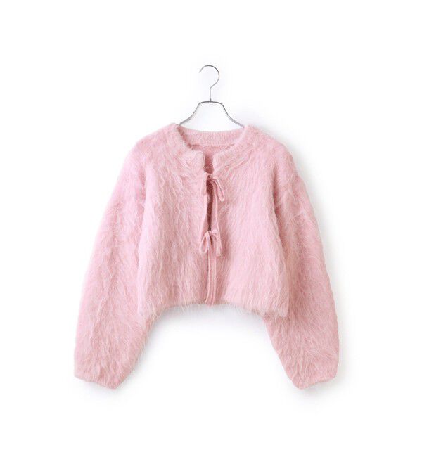 ADAM ET ROPE'「アルパカフラッフィーカーディガン」|カーディガン|