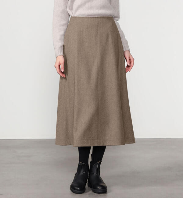LE GLAZIK「LE GLAZIK | ウール フレアスカート WOMEN」|スカート|