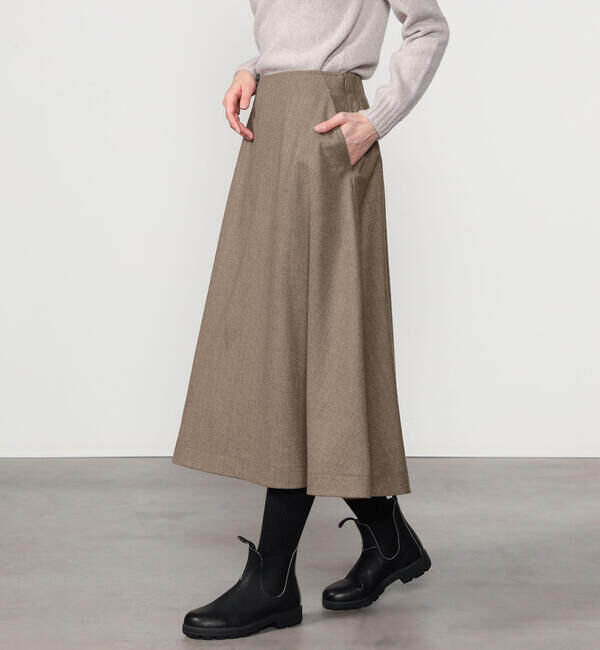 LE GLAZIK「LE GLAZIK | ウール フレアスカート WOMEN」|スカート|