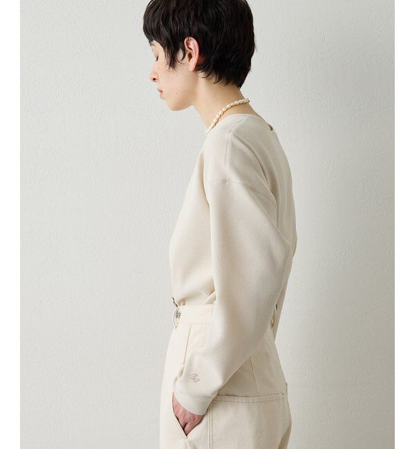  「【インフルエンサーコラボ】刺繍Vガゼットプルオーバー」|シャツ・ブラウス|