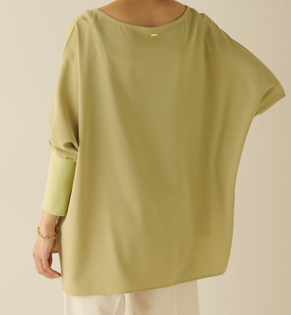  「ジャージ袖リブブラウス」|シャツ・ブラウス|