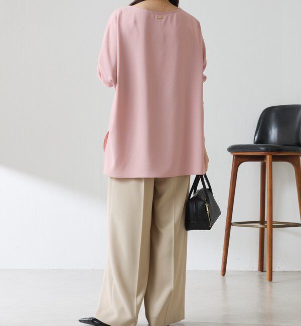  「ジャージ袖リブブラウス」|シャツ・ブラウス|