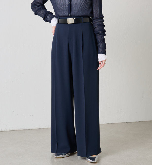  「ジャージワイドパンツ」|チノ|